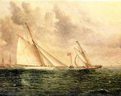 詹姆斯 E 巴特斯沃思 : Racing Scene off Bay Ridge